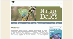 Desktop Screenshot of natureinthedales.org.uk