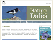 Tablet Screenshot of natureinthedales.org.uk